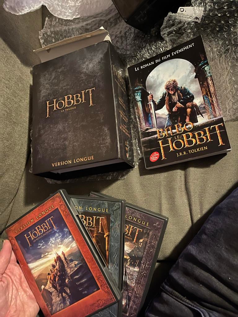 The Hobbit Trilogie (Extended Edition) + Bilbo Boek, Cd's en Dvd's, Vanaf 12 jaar, Ophalen of Verzenden, Zo goed als nieuw, Boxset