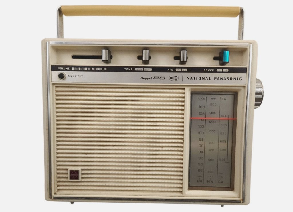 National Panasonic RF-710EB 3-band 9 Transistor Radio, Antiek en Kunst, Ophalen of Verzenden