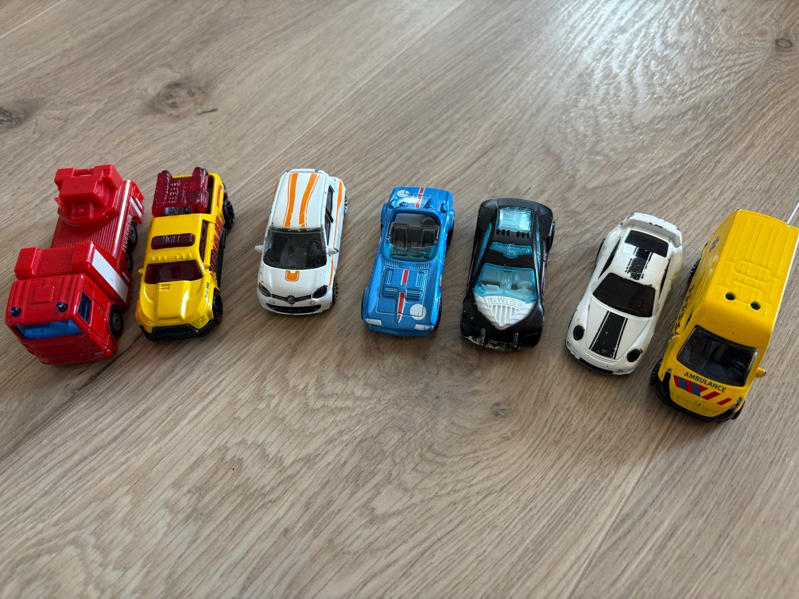 Set speelgoedauto's (19 stuks), Ophalen of Verzenden, Gebruikt