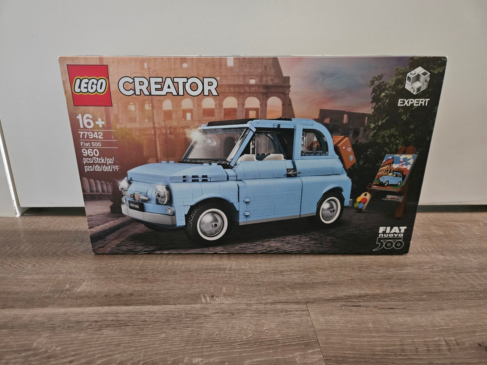 77942 Lego Creator Expert FIAT 500 blauw. Nieuw, sealed., Lego, Nieuw, Ophalen of Verzenden, Ongeopend/sealed