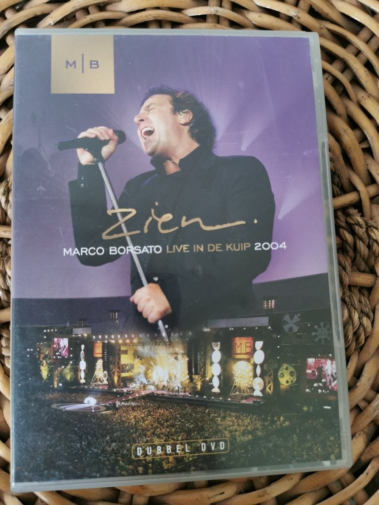 Zien Marco Borsato live in de Kuip 2004, Inclusief boekje, Alle leeftijden, Zo goed als nieuw, Concert