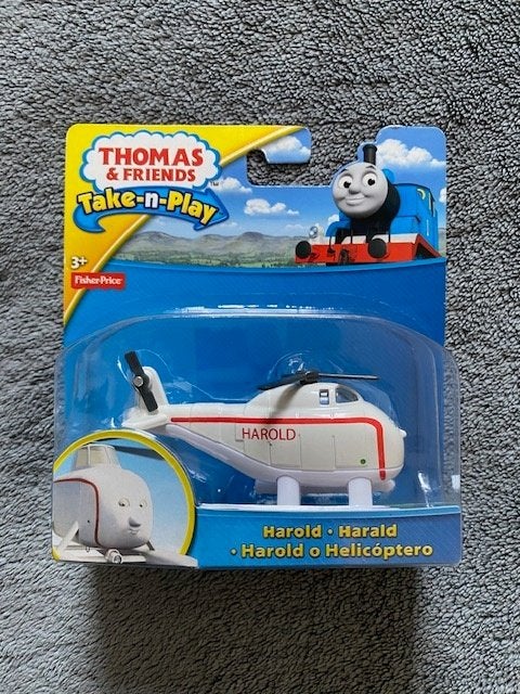 Thomas de Trein Take-n-Play Harold, nieuw!!!, Ophalen of Verzenden, Nieuw