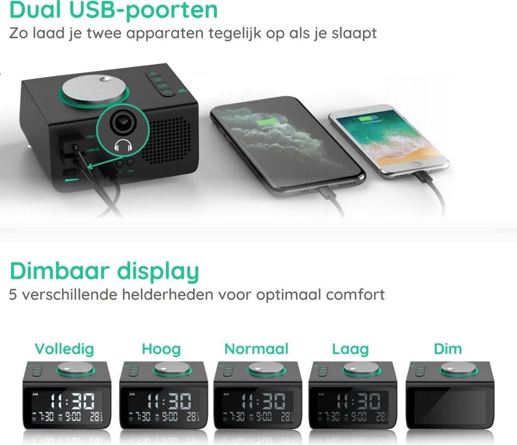 Digitale Wekkerradio, Witgoed en Apparatuur, Theodoor Colenbranderhof 9, 3059LC Rotterdam, Nederland, Digitaal, Info@currentcomponents.nl