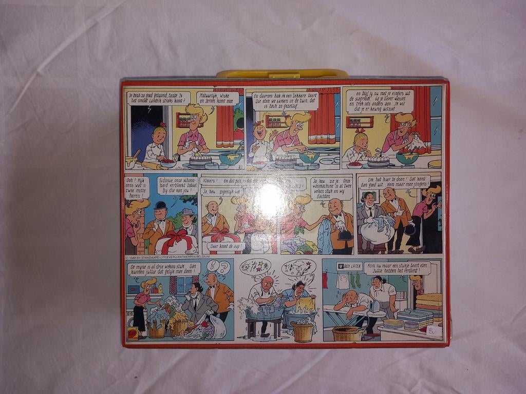 Suske en Wiske koffertje vintage, Gebruikt, Niet van toepassing, Niet van toepassing, Ophalen of Verzenden