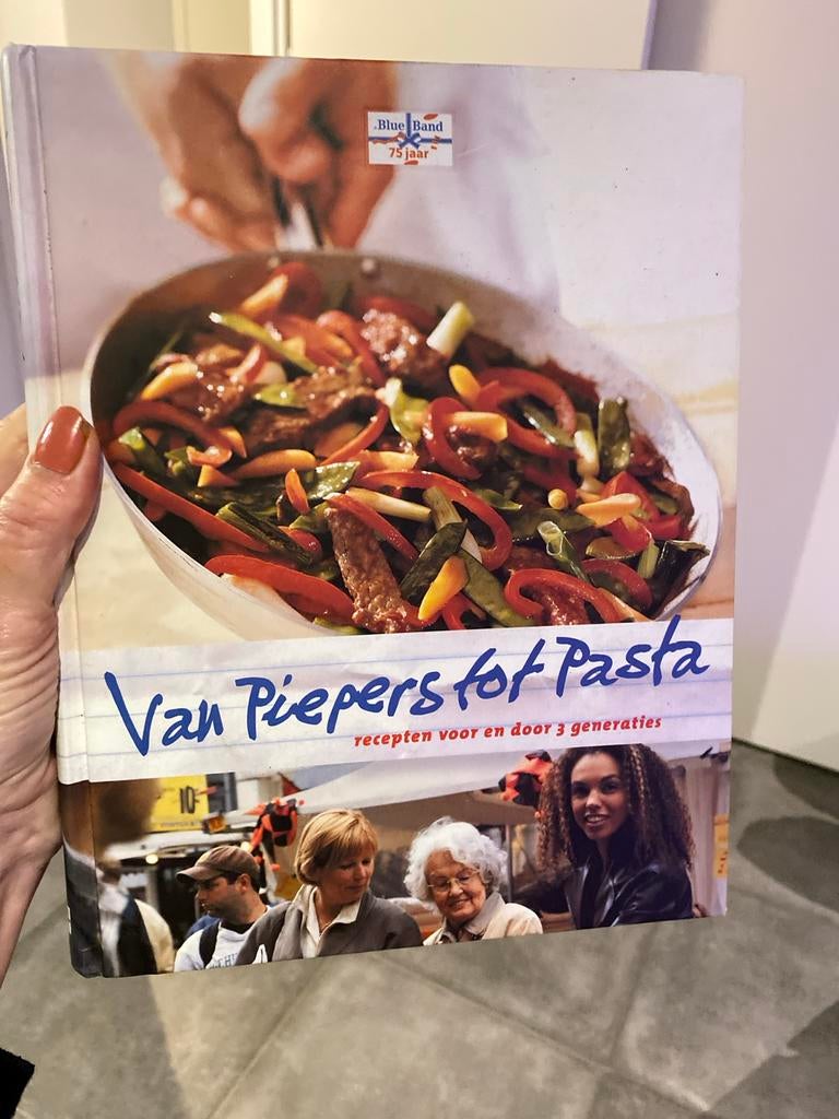 Van Piepers tot Pasta kookboek, Ophalen of Verzenden, Gelezen, Overige gebieden, Hoofdgerechten
