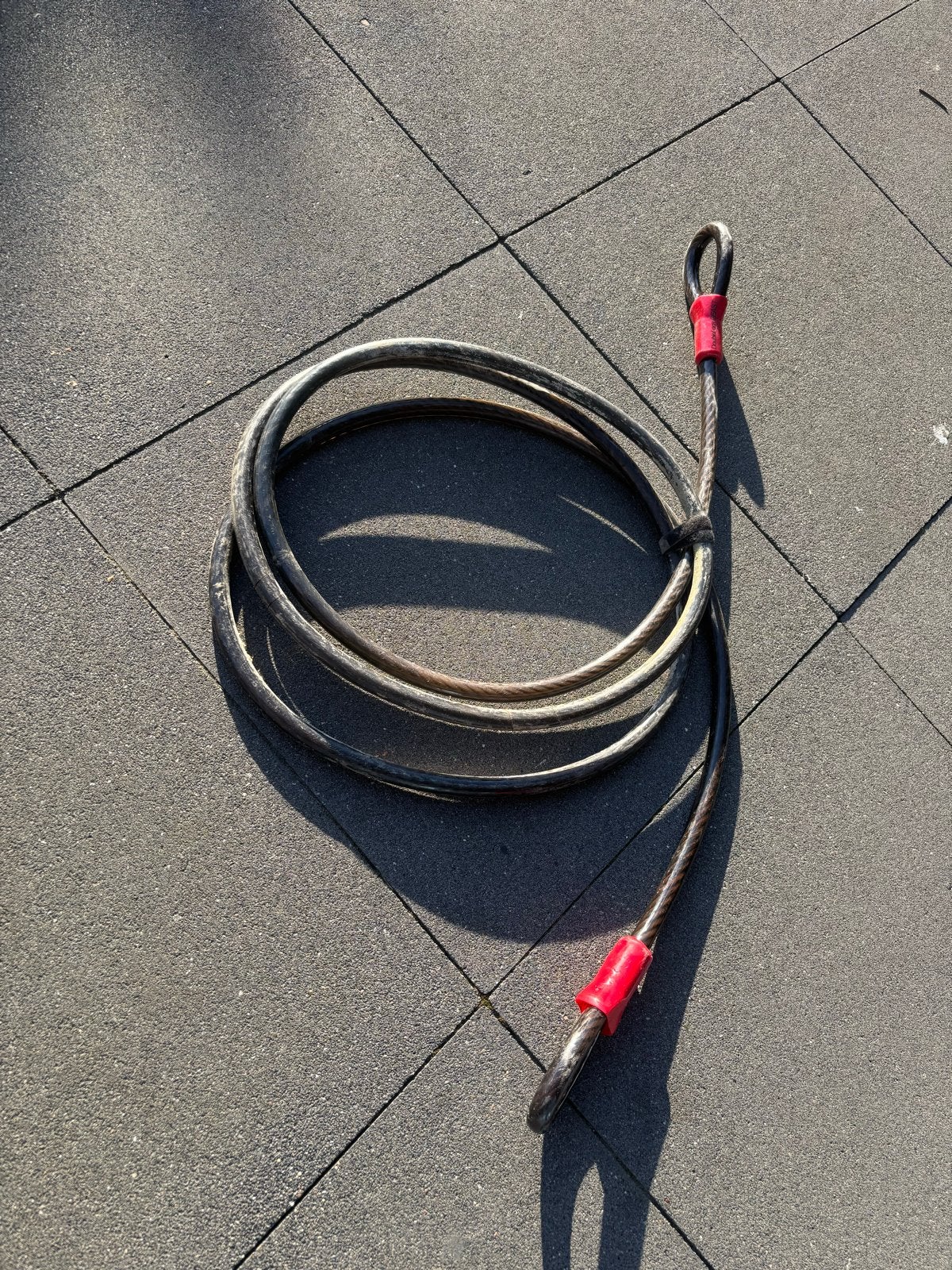 Stalen kabel met lussen - Doublelock beast, Auto diversen, Anti-diefstal, Gebruikt, Ophalen