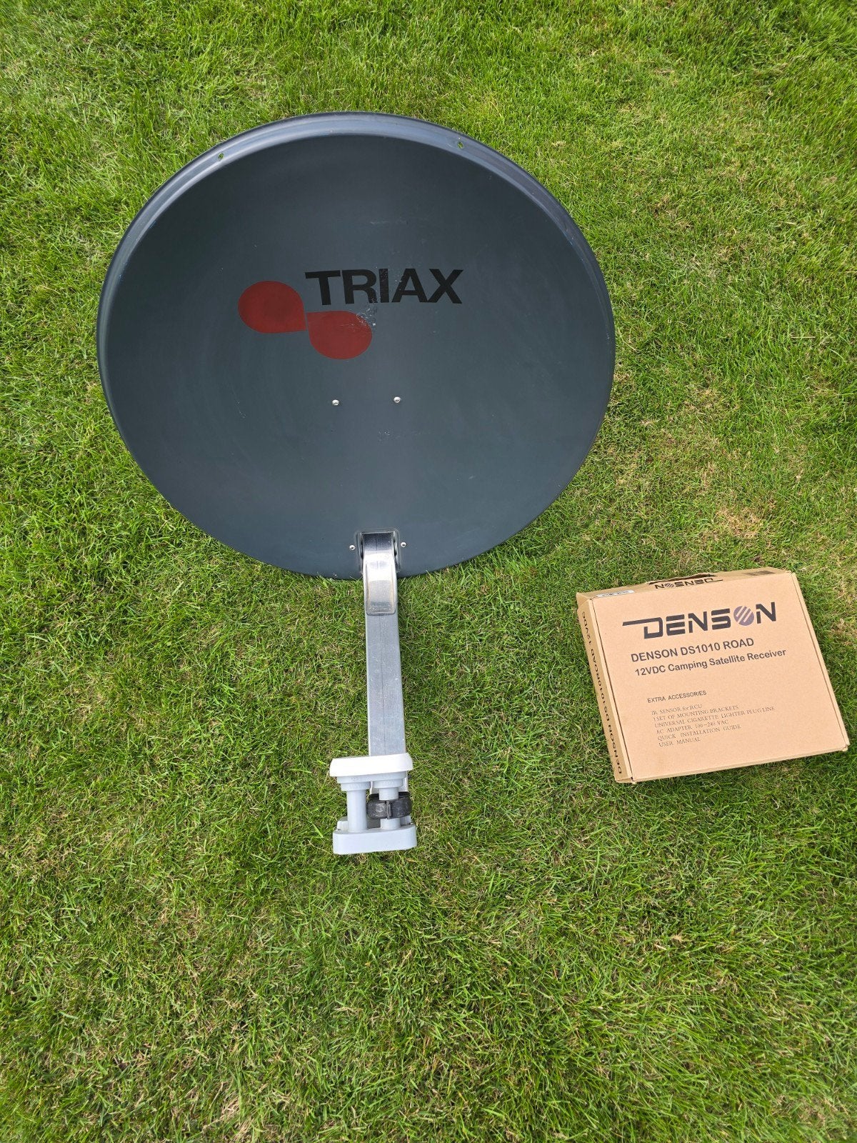 Satalietontvanger + satalietschotel.  Ideaal voor camping., Audio, Tv en Foto, Ophalen, Zo goed als nieuw, Overige merken