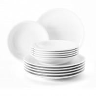 Seltmann Compact Wit 8 persoons servies, Ophalen, Zo goed als nieuw, Effen, Porselein