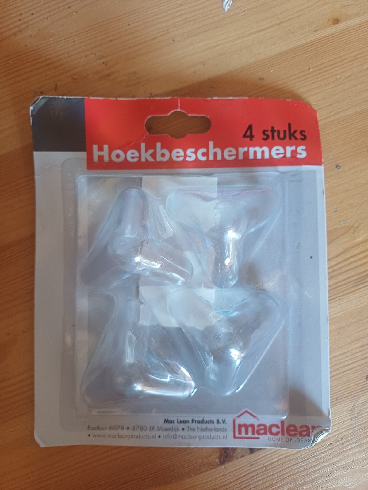 4 stuks Maclean Hoekbeschermers - Transparant, Ophalen of Verzenden, Nieuw