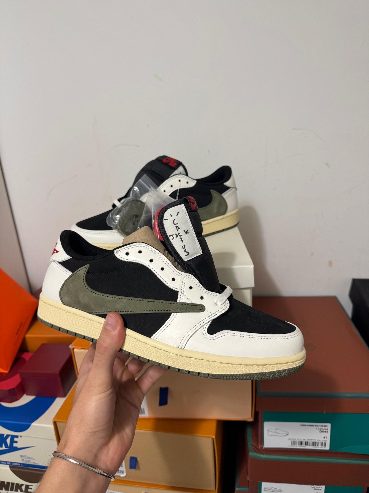 Nike Air Jordan 1 Low OG SP x Travis Scott 'Olive', Ophalen of Verzenden, Nieuw