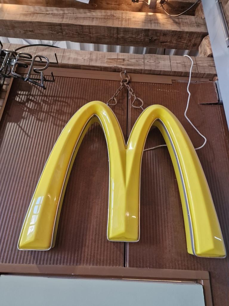 M van McDonald's, Verzamelen, Ophalen, Gebruikt, Lichtbak of (neon) lamp