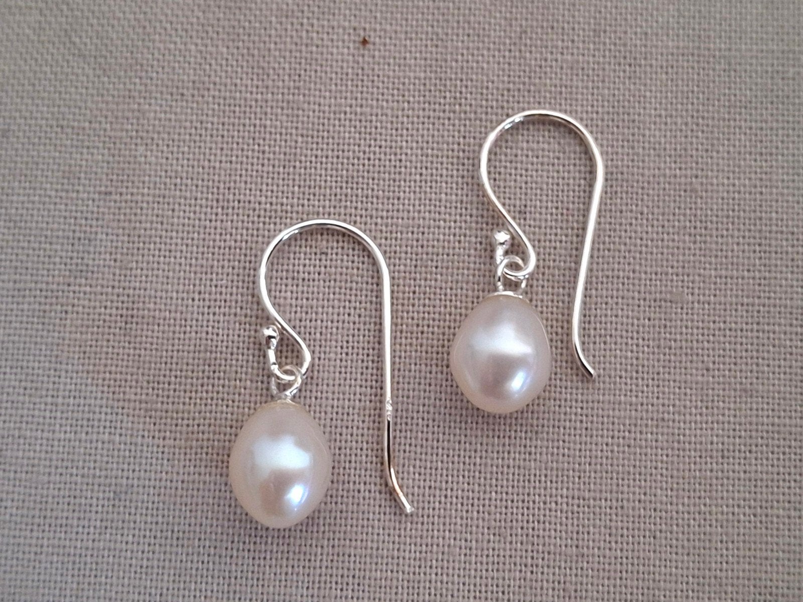 Zilveren(925) oorbellen met cultivé parels, Sieraden, Tassen en Uiterlijk, Oorbellen, Verzenden, Nieuw, Wit, Zilver