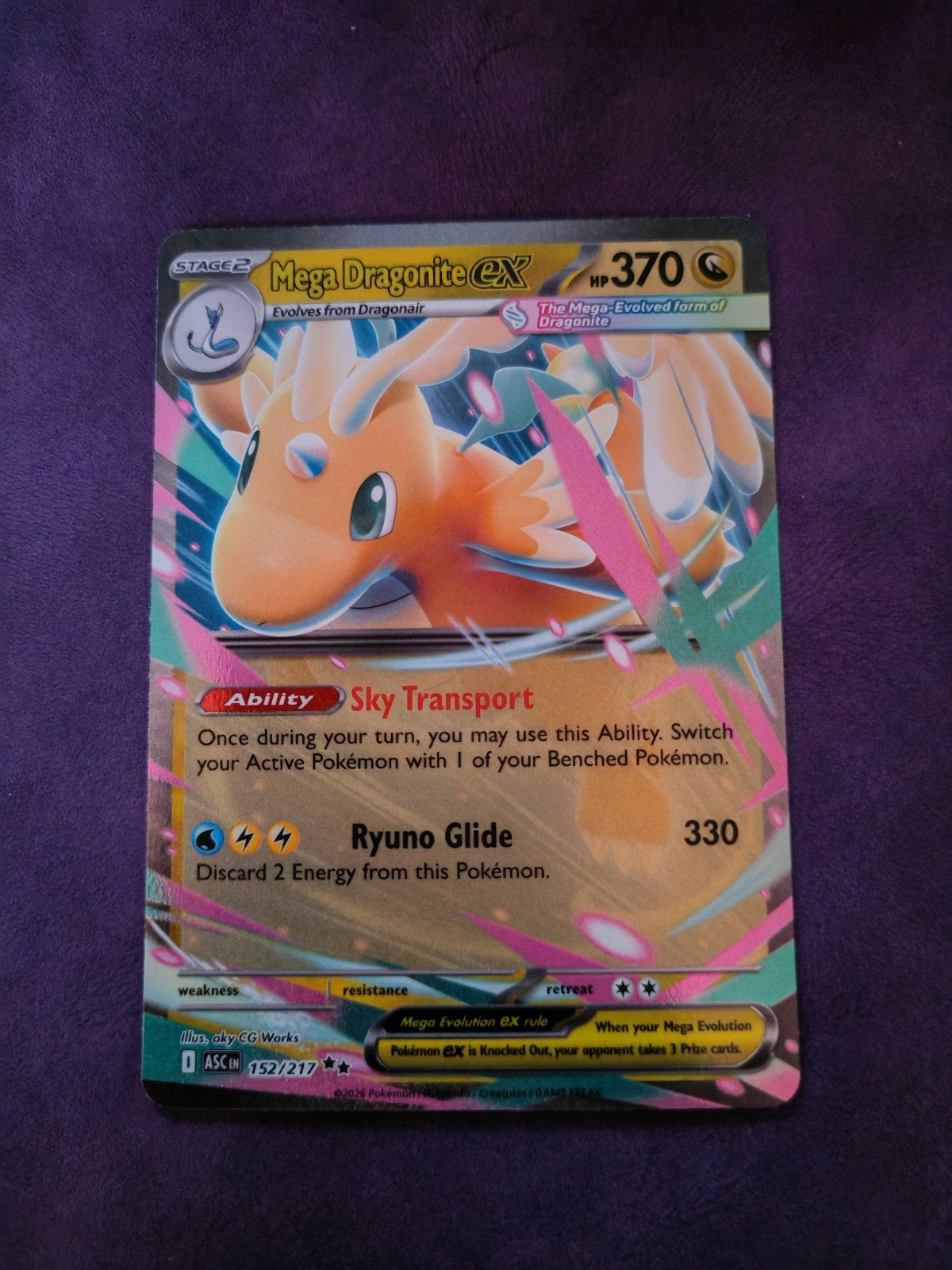 Mega Dragonite EX Pokémon Kaart 152/217 XY Evolutions, Hobby en Vrije tijd, Verzamelkaartspellen | Pokémon, Ophalen of Verzenden