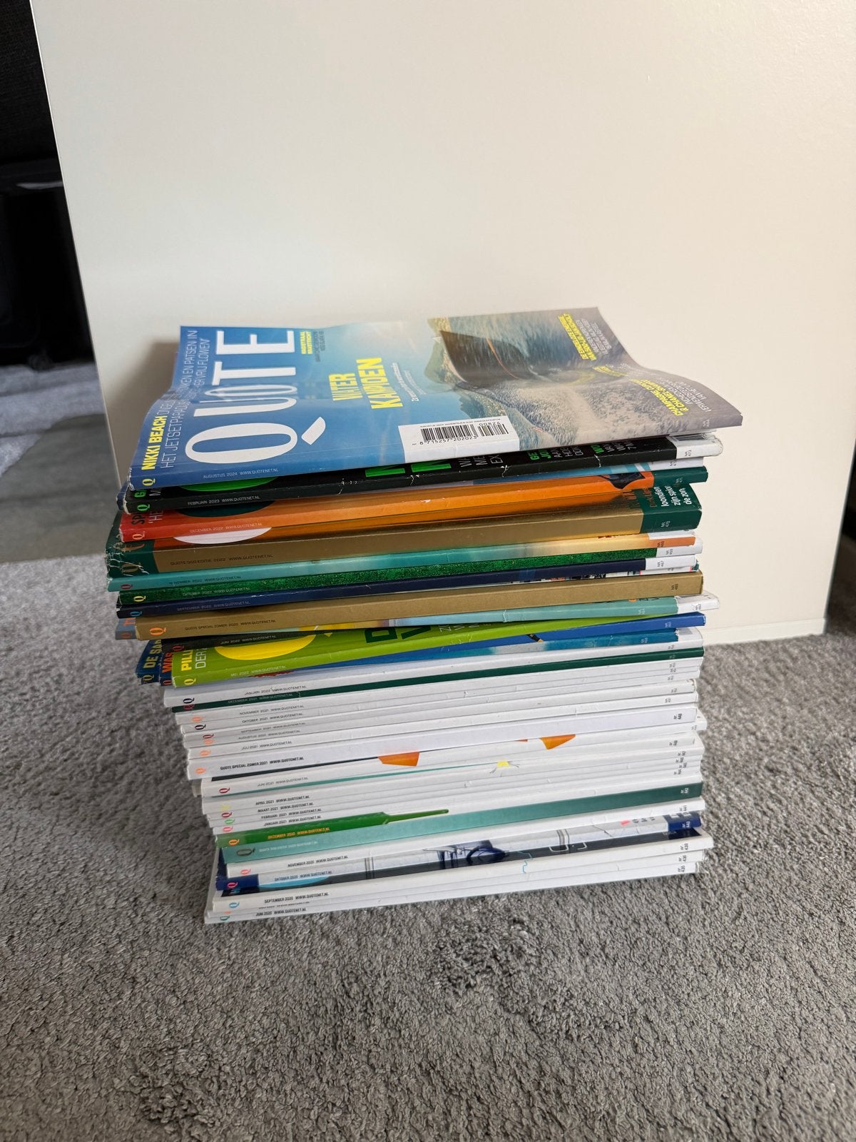37x Quote tijdschriften 2021/2022 incl. Quote 500, Ophalen, Gelezen, Overige typen
