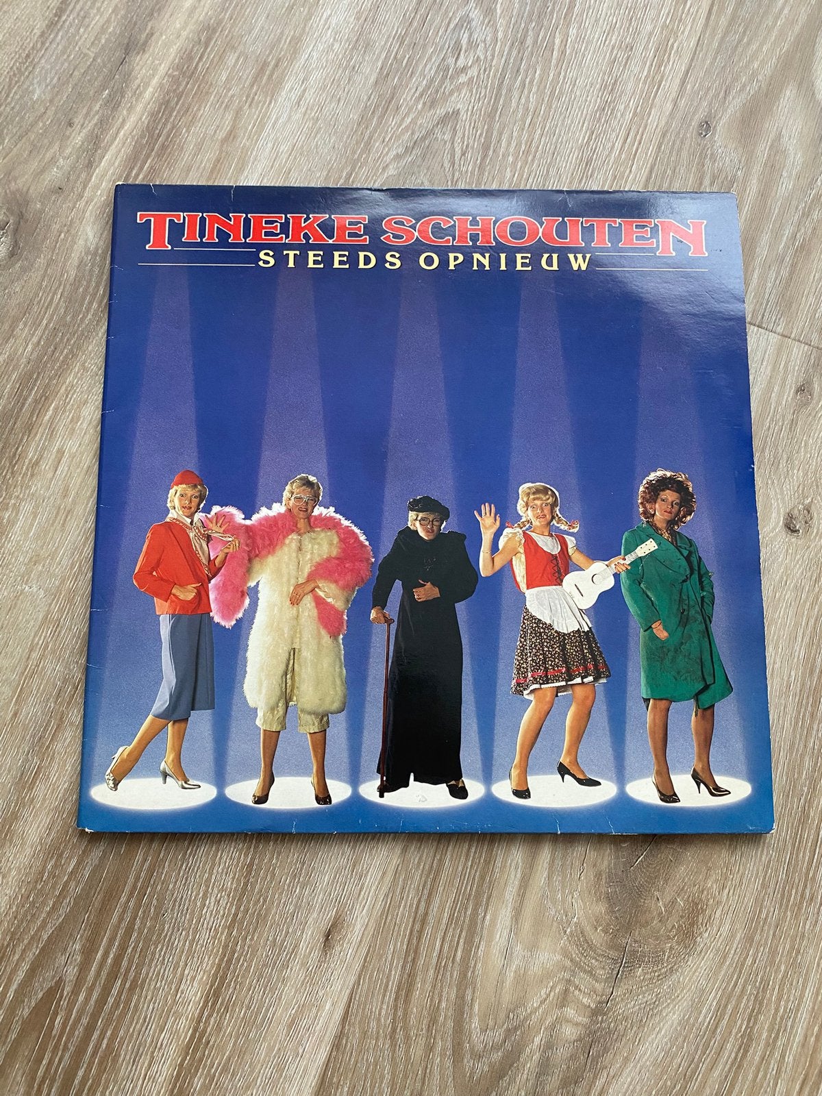 Dubbel LP Tineke Schouten Steeds Opnieuw 1984, Ophalen of Verzenden, Levenslied of Smartlap, 12 inch, Dubbel-LP