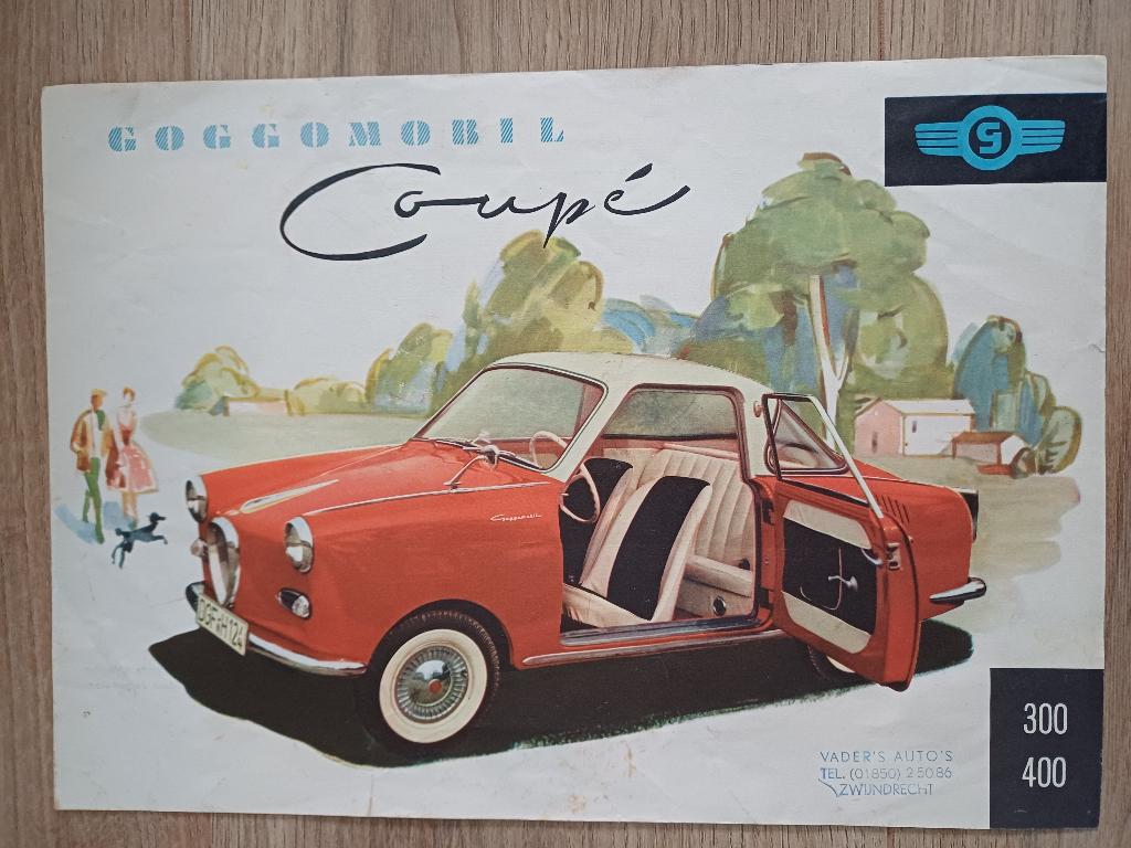 Goggomobil Coupe brochure, Boeken, Auto's | Folders en Tijdschriften, Ophalen of Verzenden, Gelezen, Overige merken
