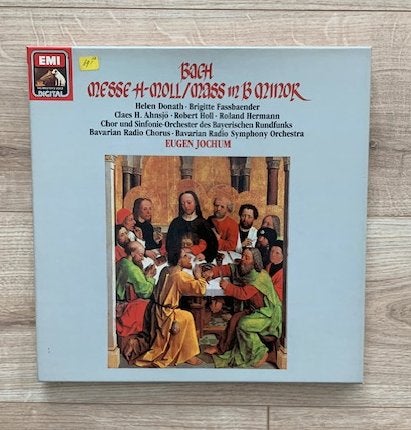 Bach Hohe Messe olv. Eugen Jochum 3 lp's in box, Ophalen of Verzenden, Barok, Zo goed als nieuw, Overige typen
