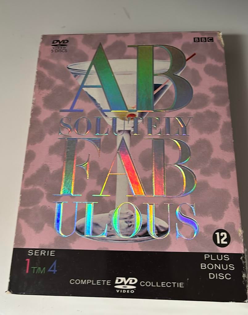 Absolutely Fabulous complete serie 1 tm 4 in box., Ophalen, Gebruikt, Boxset, Komedie