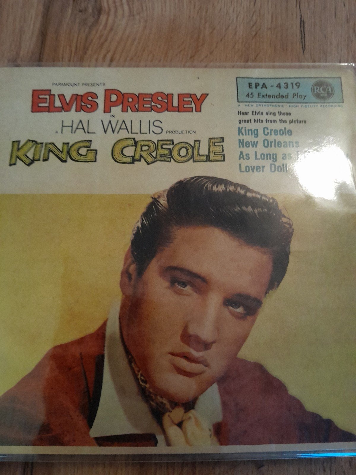 elvis presley 7inch king creole, Cd's en Dvd's, Vinyl Singles, Ophalen of Verzenden, Zo goed als nieuw, Pop