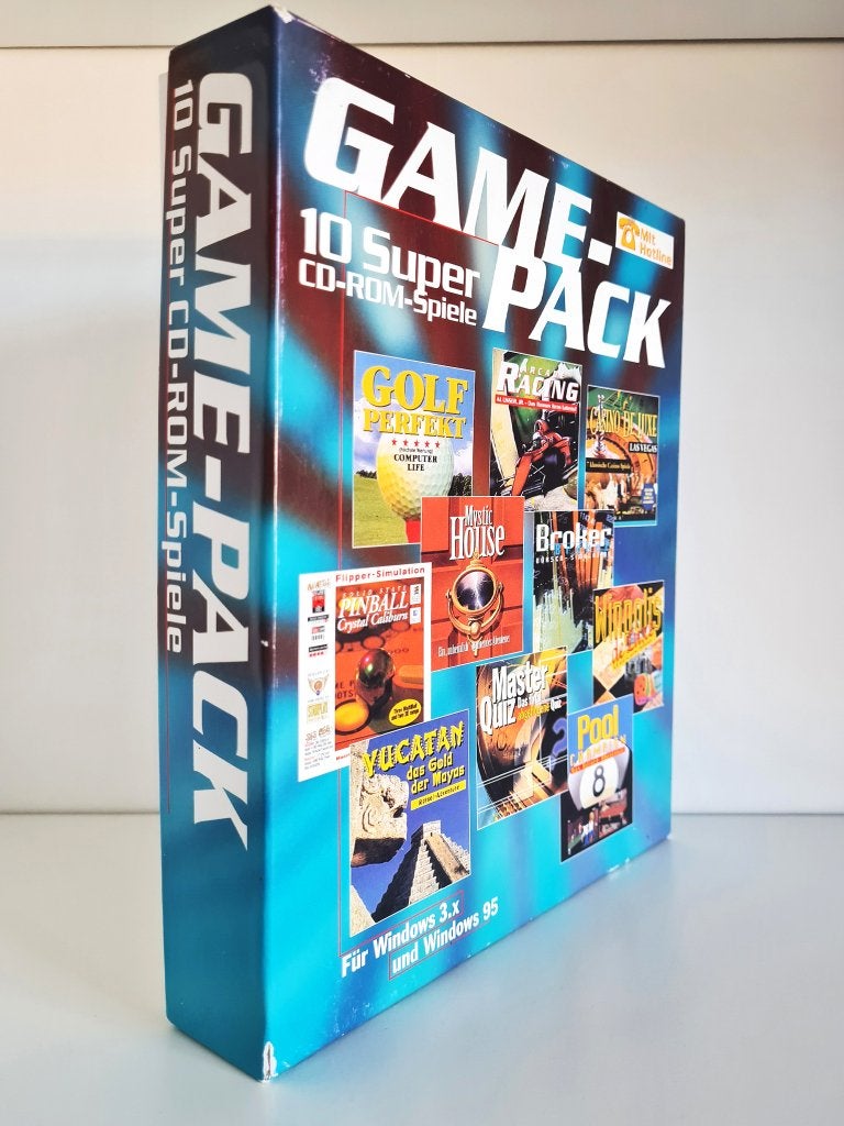 Game-Pack 1 - PC Big Box, Avontuur en Actie, 1 speler, Ophalen of Verzenden, Zo goed als nieuw