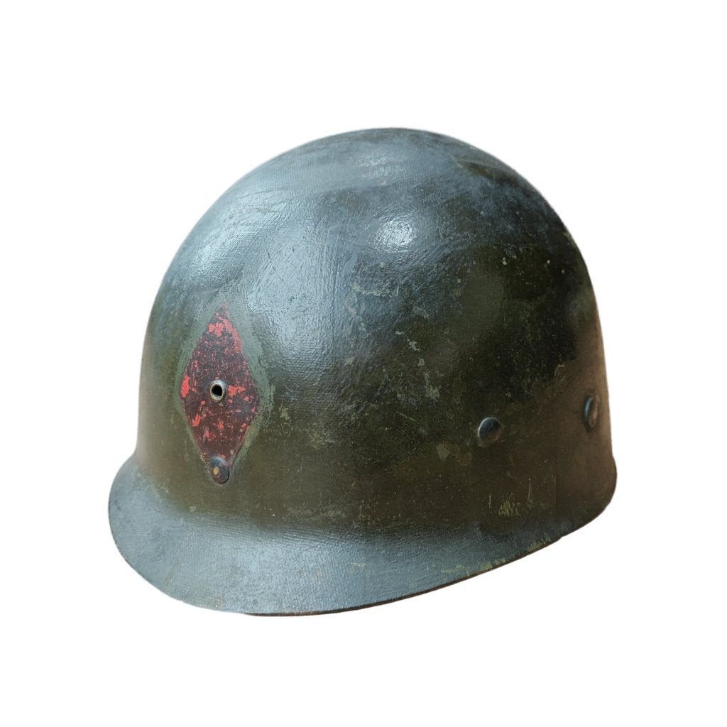 WWII US M1 Helmet Liner 5th Infantry Division, Verzamelen, Ophalen of Verzenden, Amerika, Embleem of Badge
