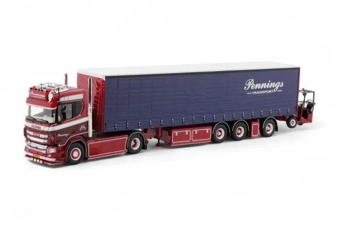 Tekno Scania Pennings, Hobby en Vrije tijd, Modelauto's | 1:87, Ophalen of Verzenden, Zo goed als nieuw, Bus of Vrachtwagen, AWM