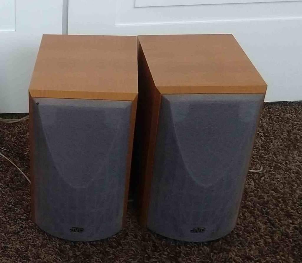 JVC Speakers SP-UXV5 luidsprekers, Ophalen of Verzenden, Minder dan 60 watt, Front, Rear of Stereo speakers, JVC