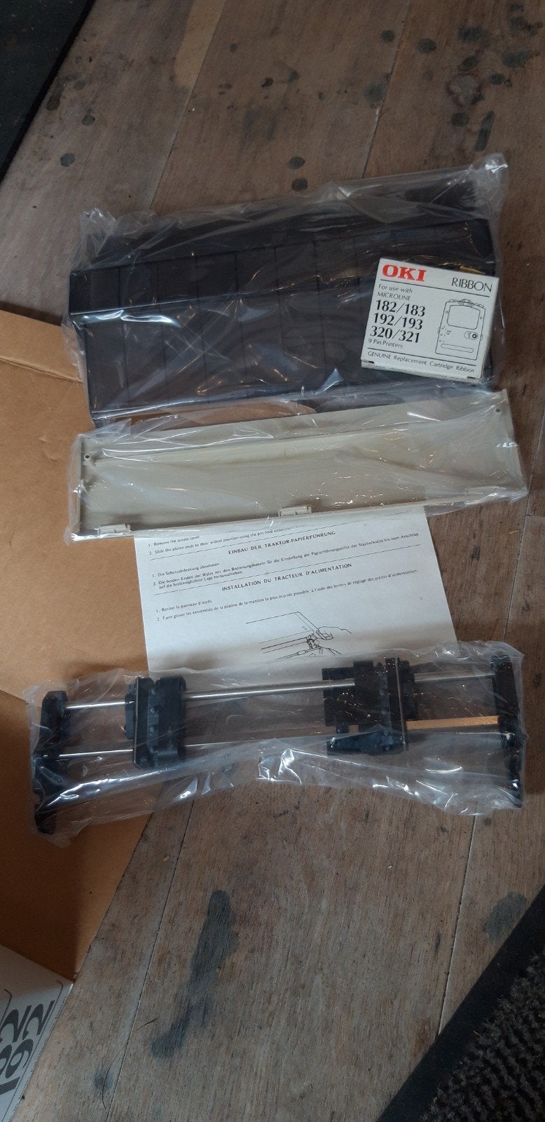 Tractor feed kit ML 182,192. Printer Oki micro doorvoer kit., Ophalen of Verzenden, Nieuw, Overige typen, Oki Ml 182. 192. 320