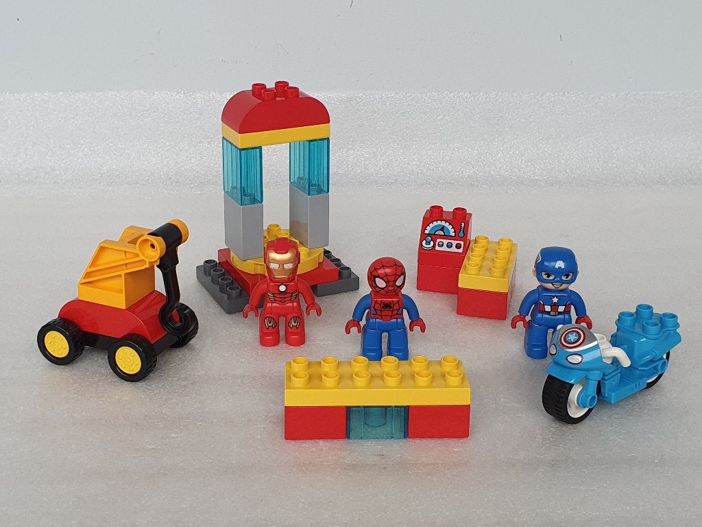 Lego Duplo 10921: Super Heroes Lab, Gebruikt, Ophalen of Verzenden, Disney, Duplo