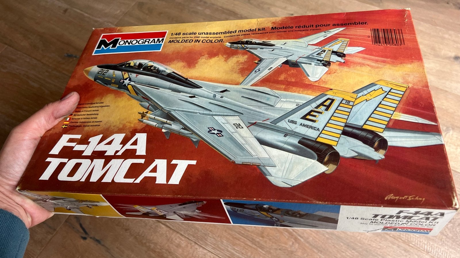 1/48 Monogram F-14A Tomcat, Nieuw, Groter dan 1:72, Vliegtuig, Ophalen