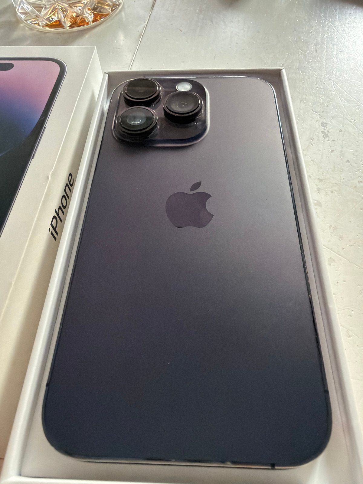 iPhone 14 Pro Deep Purple 128GB - Goede staat, Telecommunicatie, Paars, Ophalen of Verzenden, Zonder simlock, Zonder abonnement