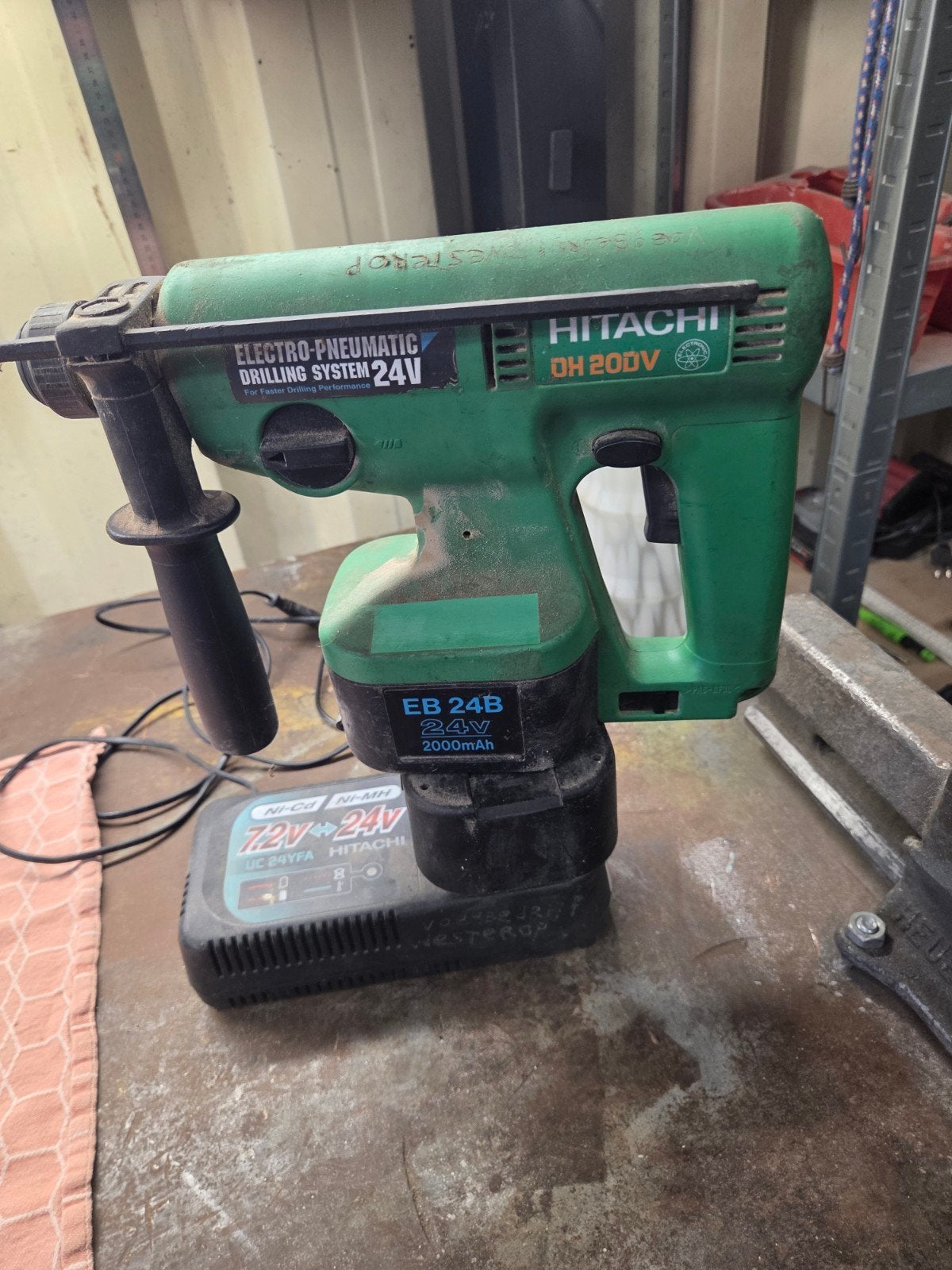 oude boor hakmachine, Ophalen of Verzenden, Gebruikt