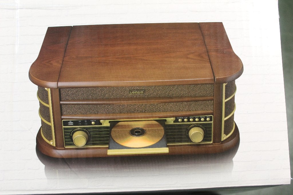 Lenco Classic Phono Platenspeler + CD/DAB Radio/USB/cassette, Overige merken, Ophalen of Verzenden, Zo goed als nieuw, USB-aansluiting