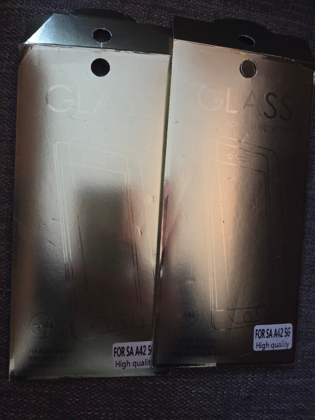 2x Screenprotector Samsung Galaxy A42 5G, Ophalen, Nieuw, Bescherming, Samsung