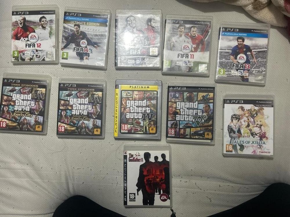 ps3 doos + games, Spelcomputers en Games, Games | Sony PlayStation 3, 2 spelers, Ophalen, Zo goed als nieuw, Vanaf 7 jaar