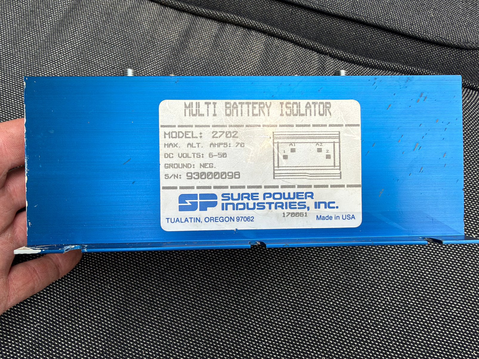 Sure power 2702 70a, 6-50 volt, Ophalen of Verzenden, Gebruikt