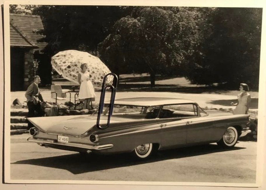 Mooie ansichtkaart van Buick LeSabre 1960 oldtimer, Ophalen of Verzenden, 1960 tot 1980, Zo goed als nieuw, Overige onderwerpen