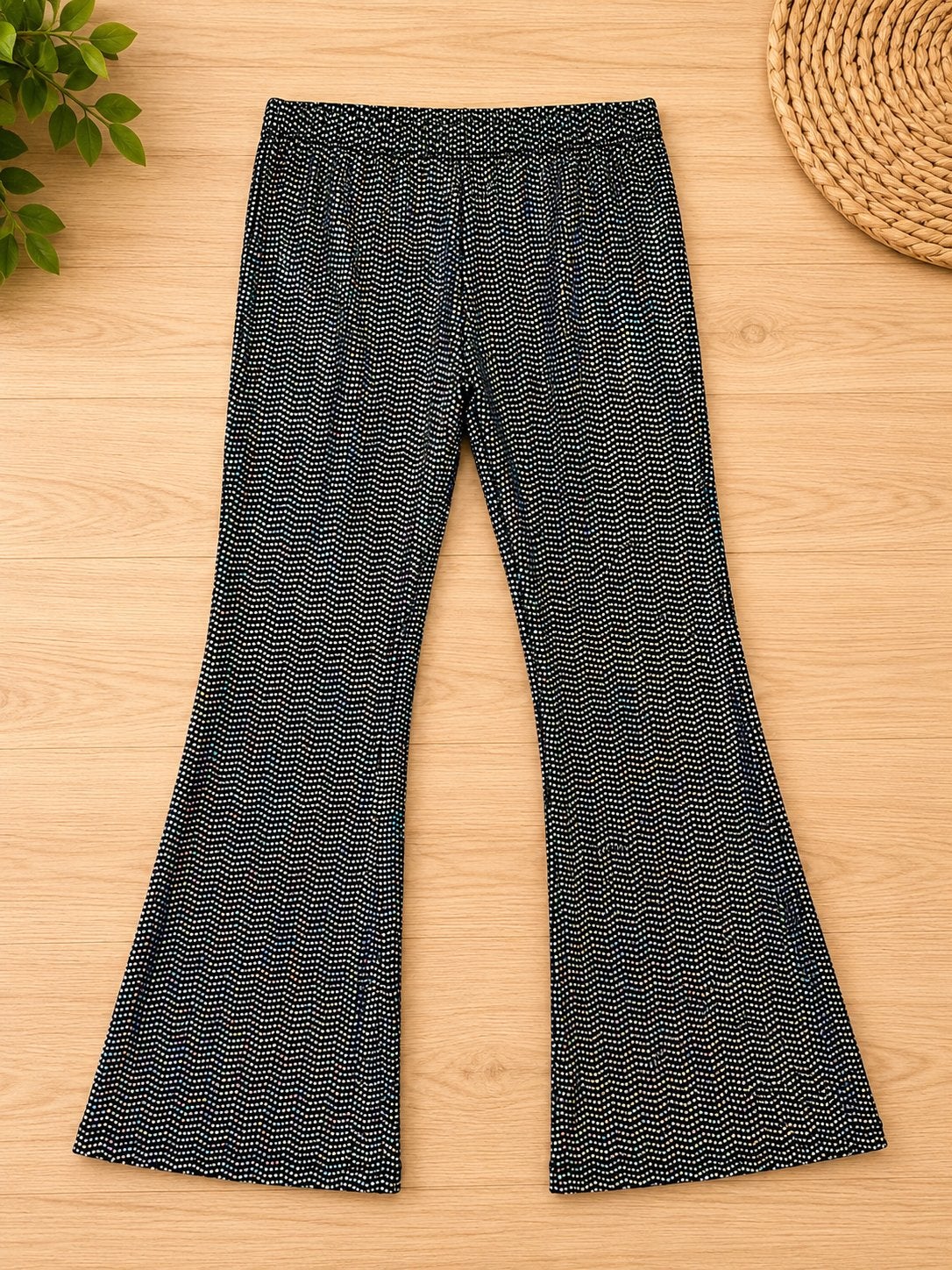 Kinder Flared Legging Zwart | Maat 152 (11-12 jaar) | Nieuw, Kleding | Dames, Zwart, Ophalen of Verzenden, Zo goed als nieuw, Maat 34 (XS) of kleiner