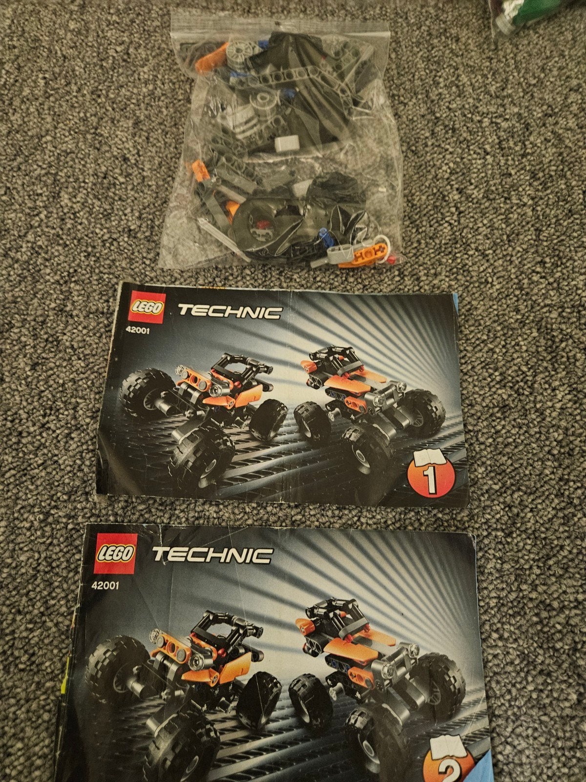 Twee buggy's Legoset - Legoset 42001 - COMPLEET, Kinderen en Baby's, Speelgoed | Duplo en Lego, Gebruikt, Lego, Compleet, Ophalen of Verzenden