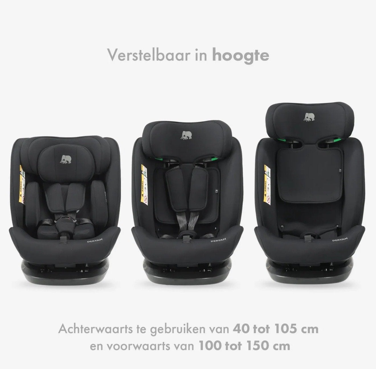 Deryan Clyde autostoel - Nieuw in doos, Ophalen of Verzenden, Zo goed als nieuw, Overige merken, Autogordel