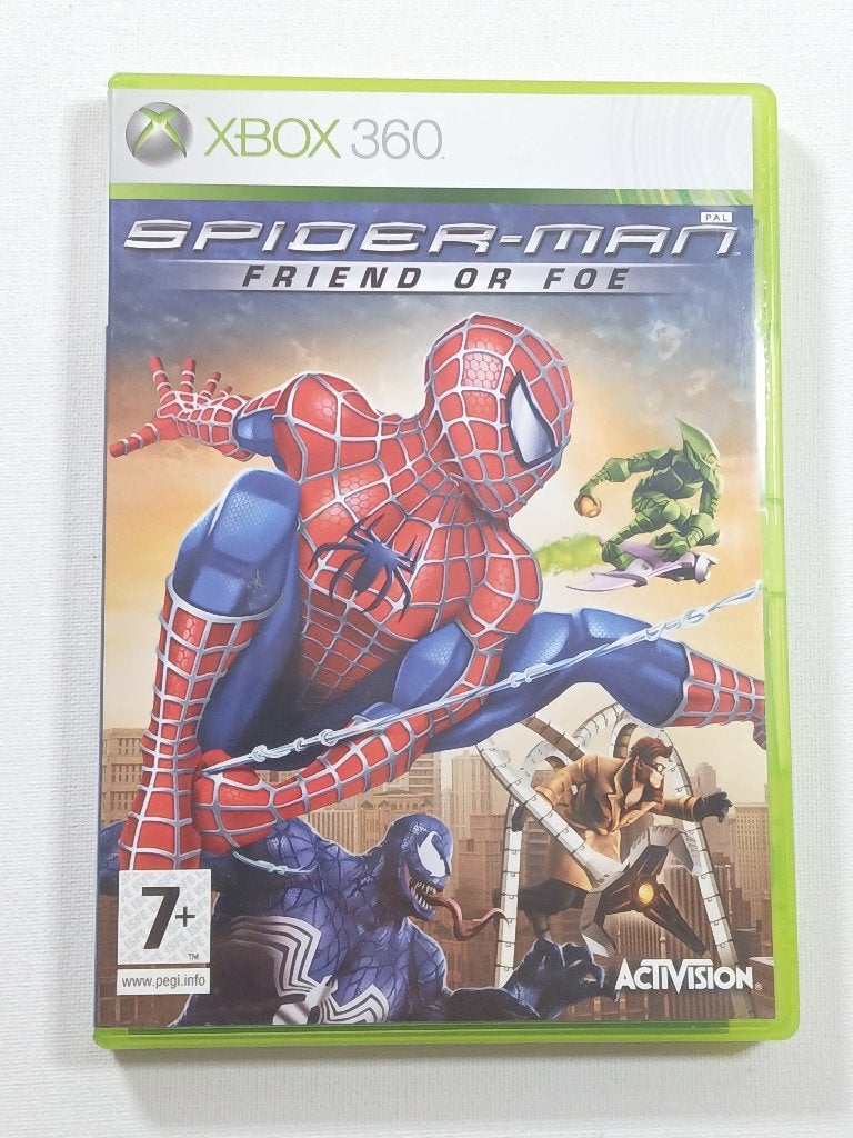 Spider-Man Friend or Foe - XBOX 360 - PAL - Compleet - CIB, Avontuur en Actie, Gebruikt, Microsoft, 1 speler