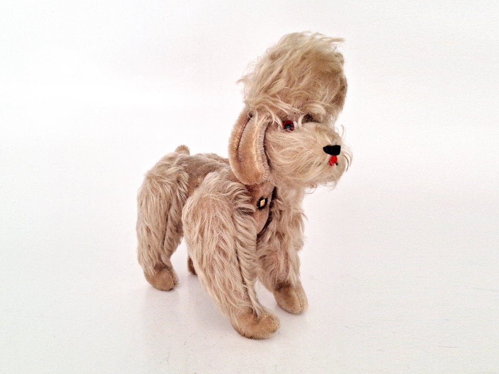 vintage Grisly mohair poedel, Verzenden