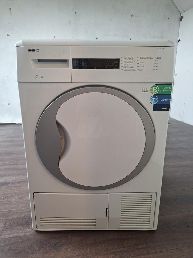 Beko Condensdroger DCU 7430 X, Witgoed en Apparatuur, Wasdrogers, Ophalen, 6 tot 8 kg, Gebruikt, Minder dan 85 cm
