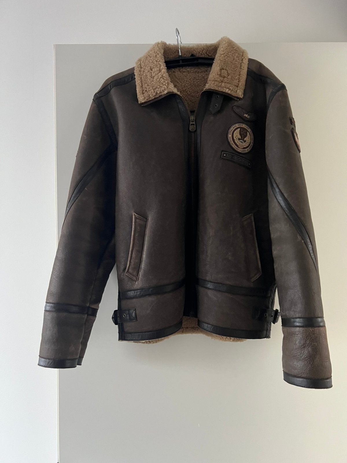 ZGAN PALL MALL LEREN JAS XLL, Ophalen, Zo goed als nieuw, Maat 52/54 (L), Bruin