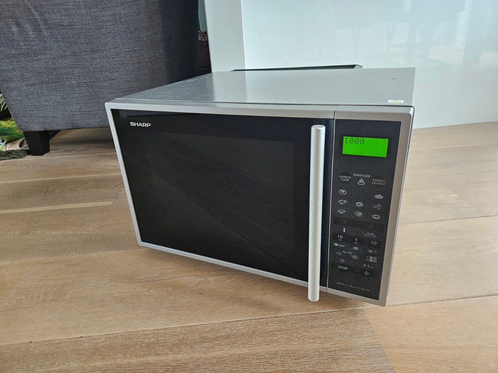 Sharp R-961 (IN)W Oven en magnetron, Witgoed en Apparatuur, Ovens, Ophalen, Minder dan 45 cm, Combi-oven, Draaiplateau