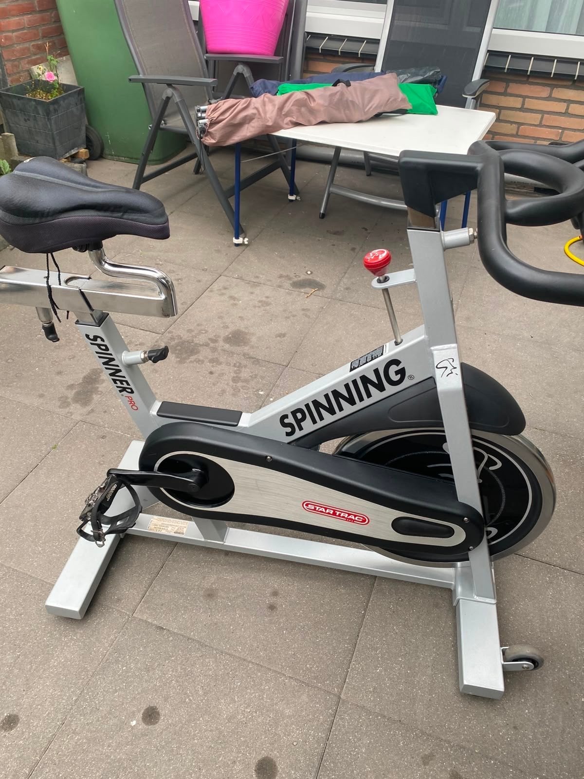 Star Trac Spinning Pro spinningfiets - hometrainer, Sport en Fitness, Spinningfiets, Ophalen of Verzenden, Zo goed als nieuw, Metaal