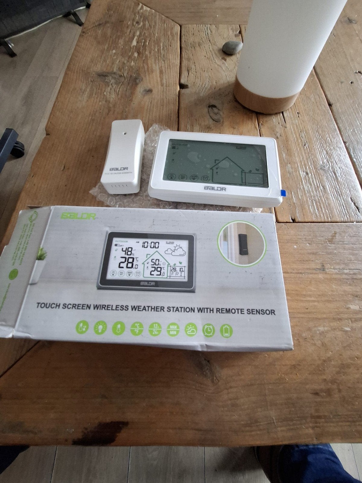 Baldr Draadloos Weerstation met Afstandsbediening Sensor, Ophalen of Verzenden, Nieuw, Weerstation
