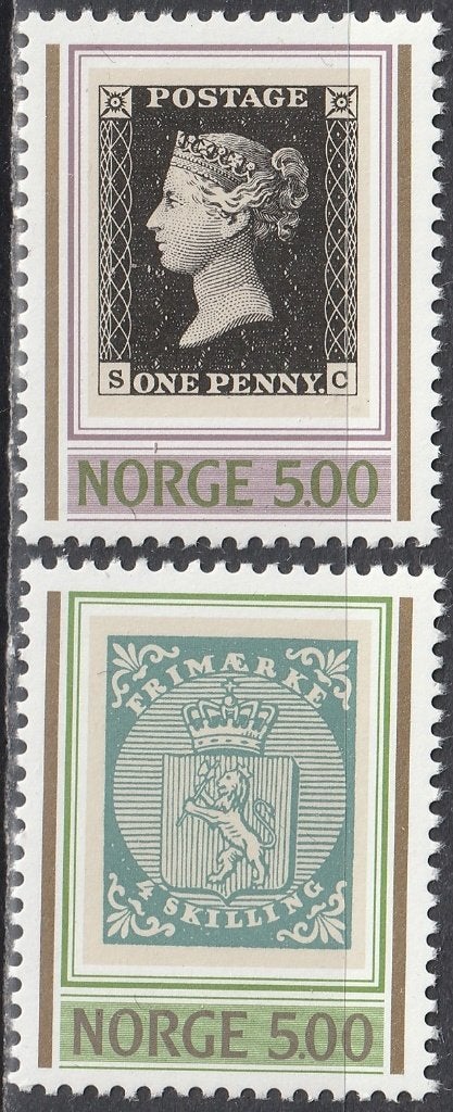Noorwegen Michel nr. 1044-1045 Postfris, Postzegels en Munten, Postzegels | Europa | Scandinavië, Verzenden, Noorwegen, Postfris