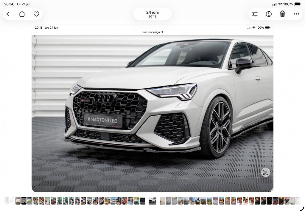Maxton Frontspoiler Audi Q3, Auto diversen, Tuning en Styling, Ophalen