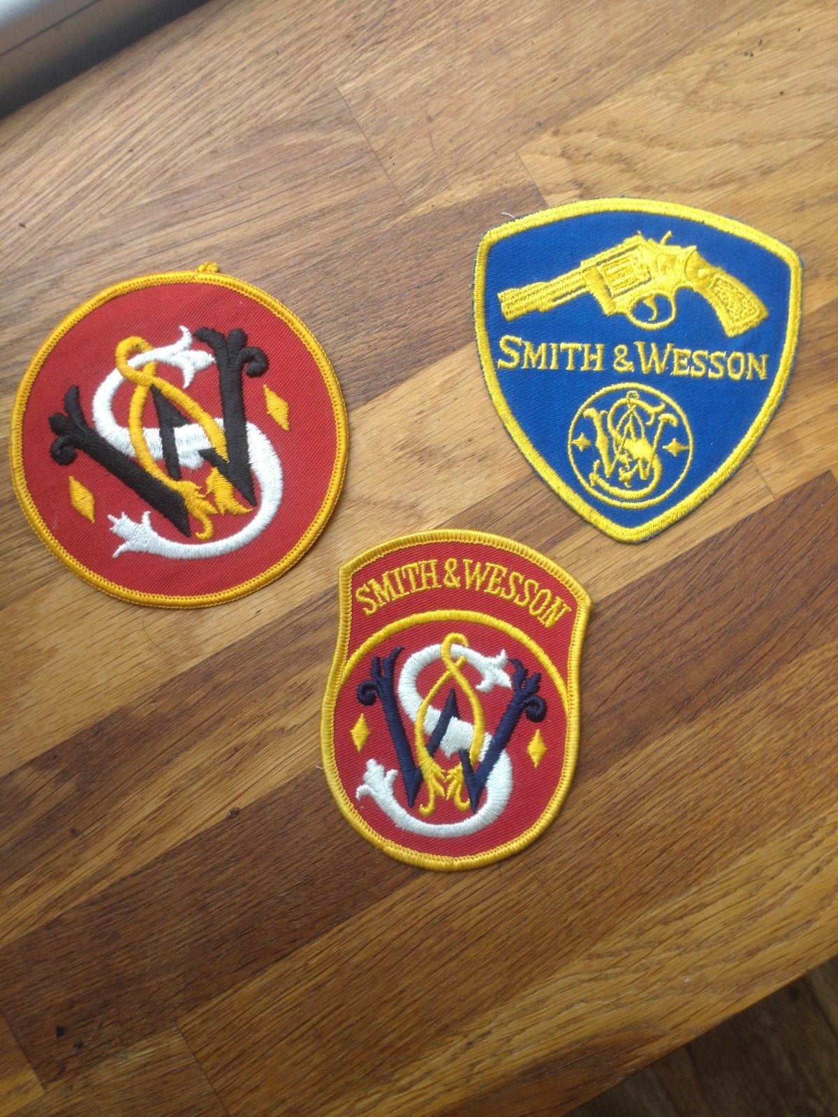 Smith & Wesson Patches - Set van 3, Ophalen of Verzenden, Landmacht
